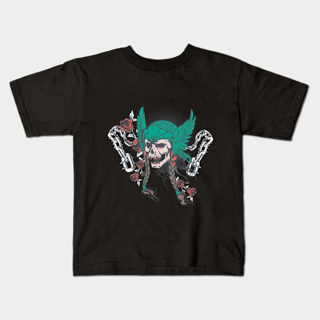 Braids 'n Chains Kids T-Shirt by Verboten